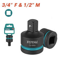 Adaptateur 3/4 f vers 1/2 m cr-mo TOTAL outils professionnel THIAD3412