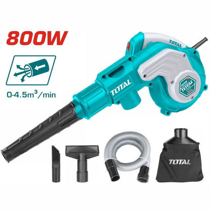 Aspirateur soufflant 800W TB2086 extérieur TOTAL puissant