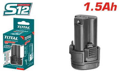Batterie visseuse 12V 1,5Ah lithium ion TOTAL fiable puissante TBLI12152