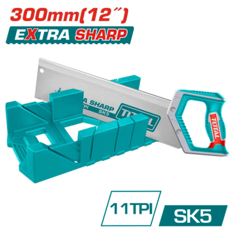 Boîte à onglets avec scie 300 mm TOTAL – THTK591282