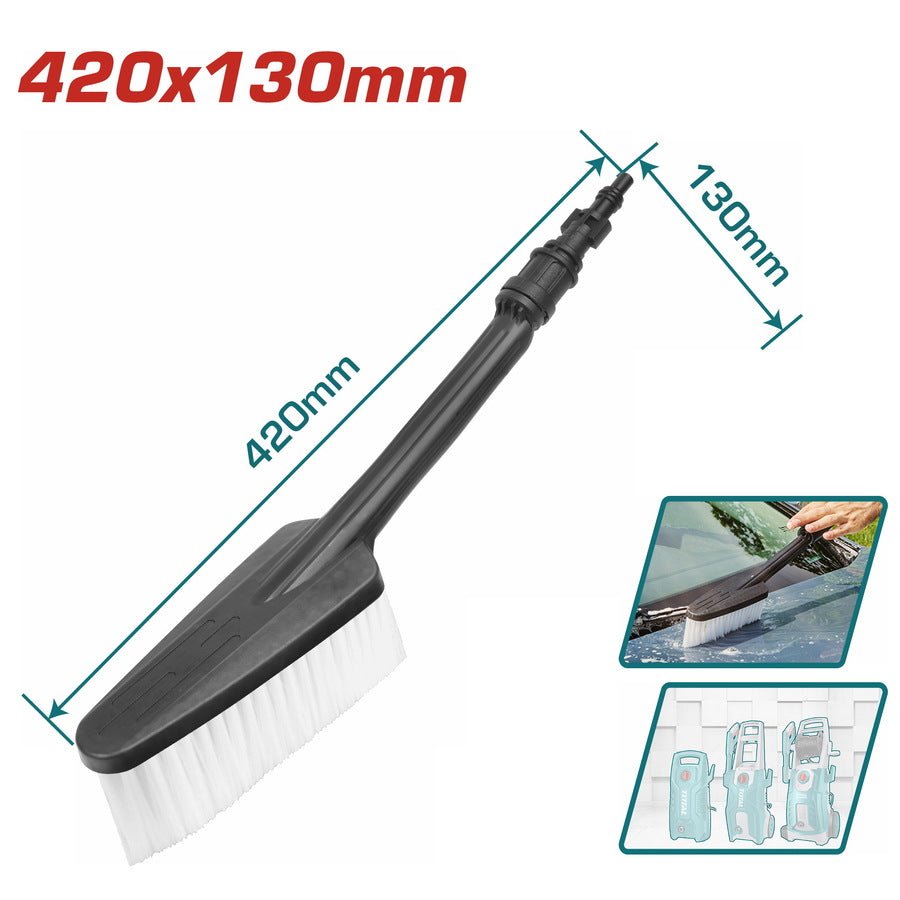 Brosse haute pression 420x130 mm robuste pour nettoyeur TOTAL THFB4301