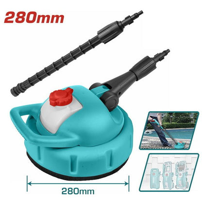 Brosse patio 280 mm pour nettoyeur haute pression TOTAL THPB36201