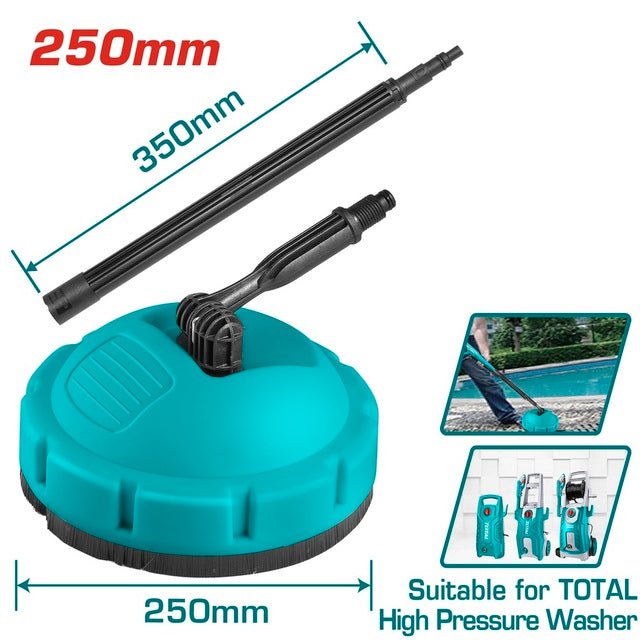 Brosse patio totale TGTPB251 250 mm nettoyage extérieur