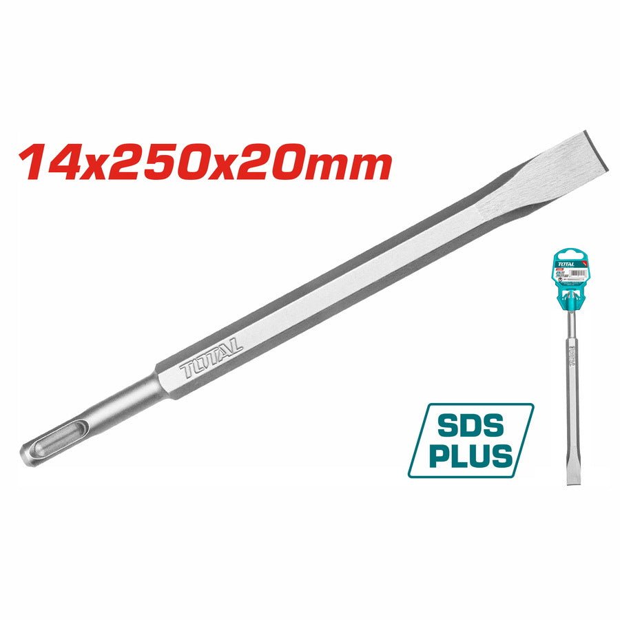 Burin plat SDS plus pro 14x250x20 TOTAL TAC15121411