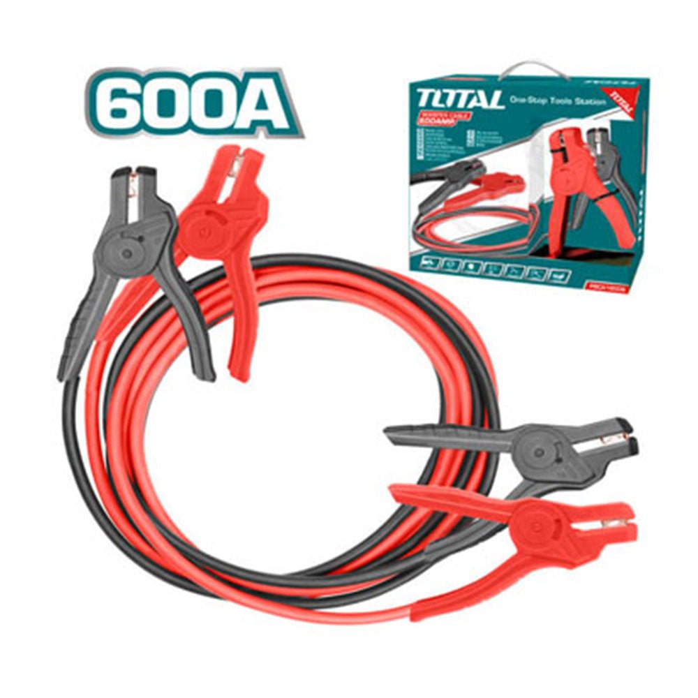 Câble masse 600A 3m avec pinces auto PBCA16008 TOTAL