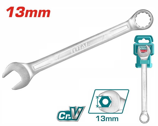 Clé mixte 13 mm - TOTAL outil durable - TCSPA131