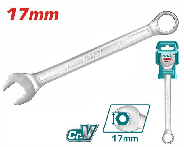 Clé mixte 17 mm TCSPA171 TOTAL outil durable et polyvalent