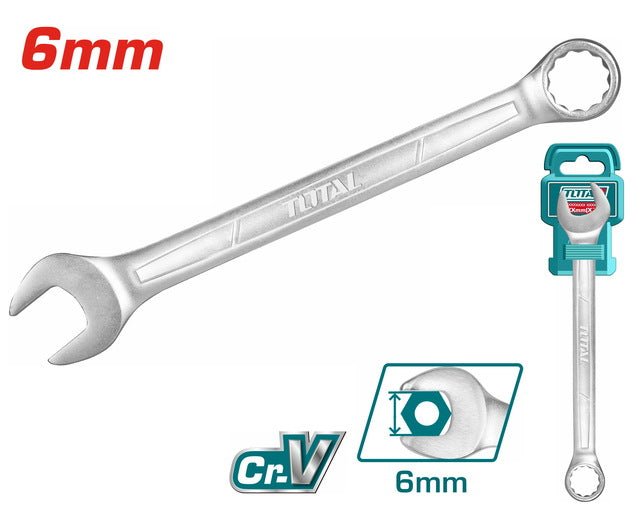Clé mixte TOTAL 6 mm pour bricolage efficace TCSPA061