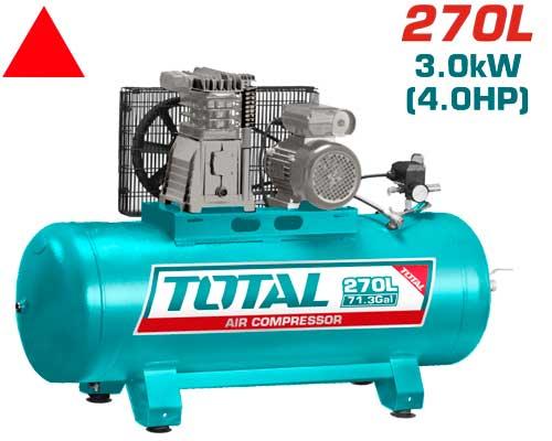Compresseur air 270 l 3 kw pour pros pro TC1403002E