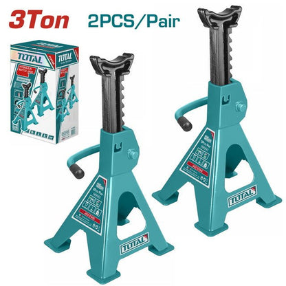 Cric TOTAL 3T 2PCS pour levage sûr en atelier THJS0301