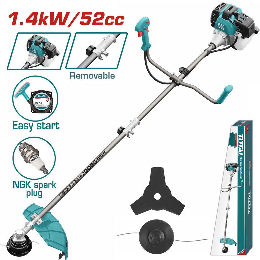Débroussailleuse thermique 1,4 kw 52 cm3 TP5524421 TOTAL tools
