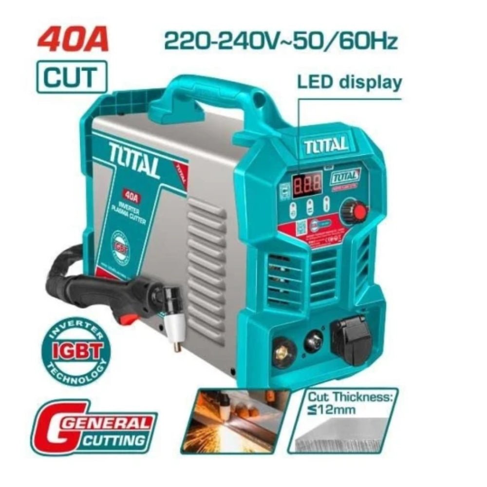 Découpeur plasma 40 a inverter igbt avec affichage LED TOTAL TCUT4058