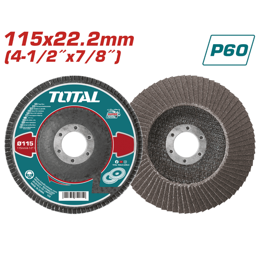 Disque a lamel 115MM x 22,2MM P60 TAC6311560
