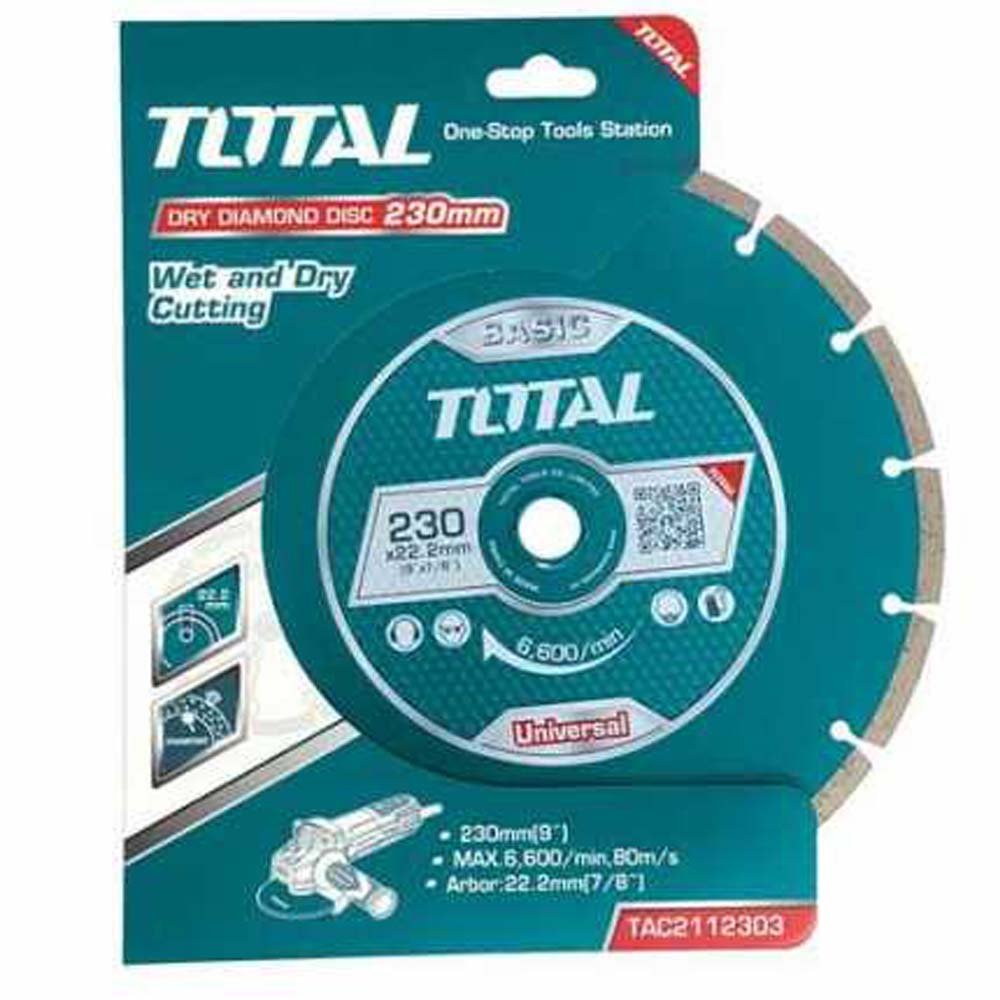 Disque diamant 230 mm pour découpe précise TAC2112303