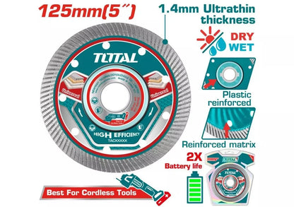 Disque diamant a beton 125MM 5″ TAC2151251