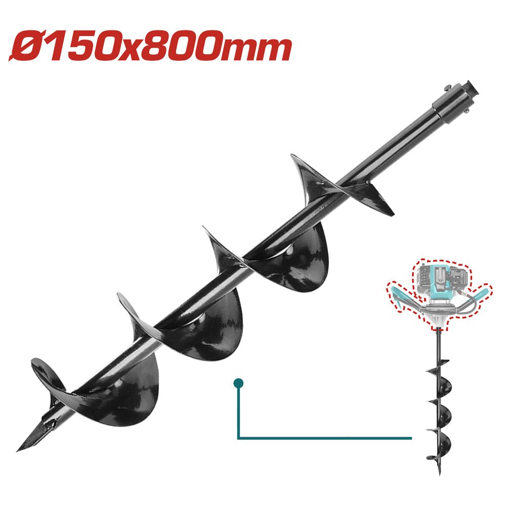 Embout tarse de terre 1,4 kw TEA55221-2 pour piquets plantations 150 mm 80 cm