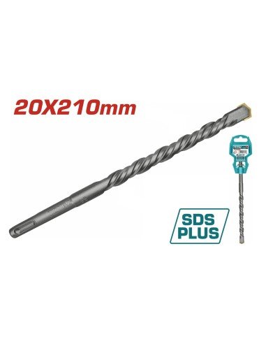 Foret SDS plus 20x210 carbure 4 taillants TOTAL SDS2104 tac312002c