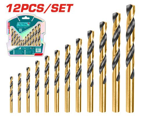Forets HSS 12 pièces –TOTAL idéal métal – TACSD0125
