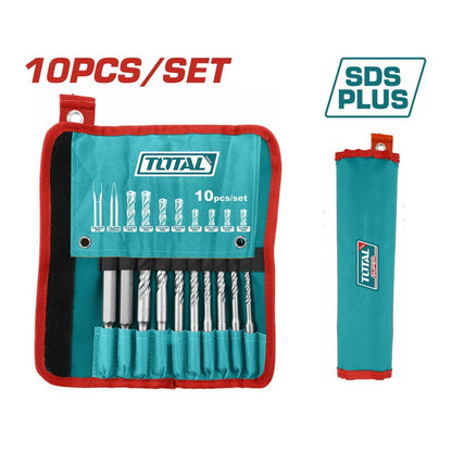 Forets SDS-Plus 160-210/14x250–TOTAL béton TACSD19101