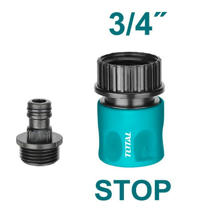 Kit raccord rapide stop trois quarts de pouce pour tuyau THHCS02341