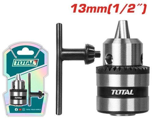 Mandrin à clé 13 mm pour perçage précis TOTAL TAC451301