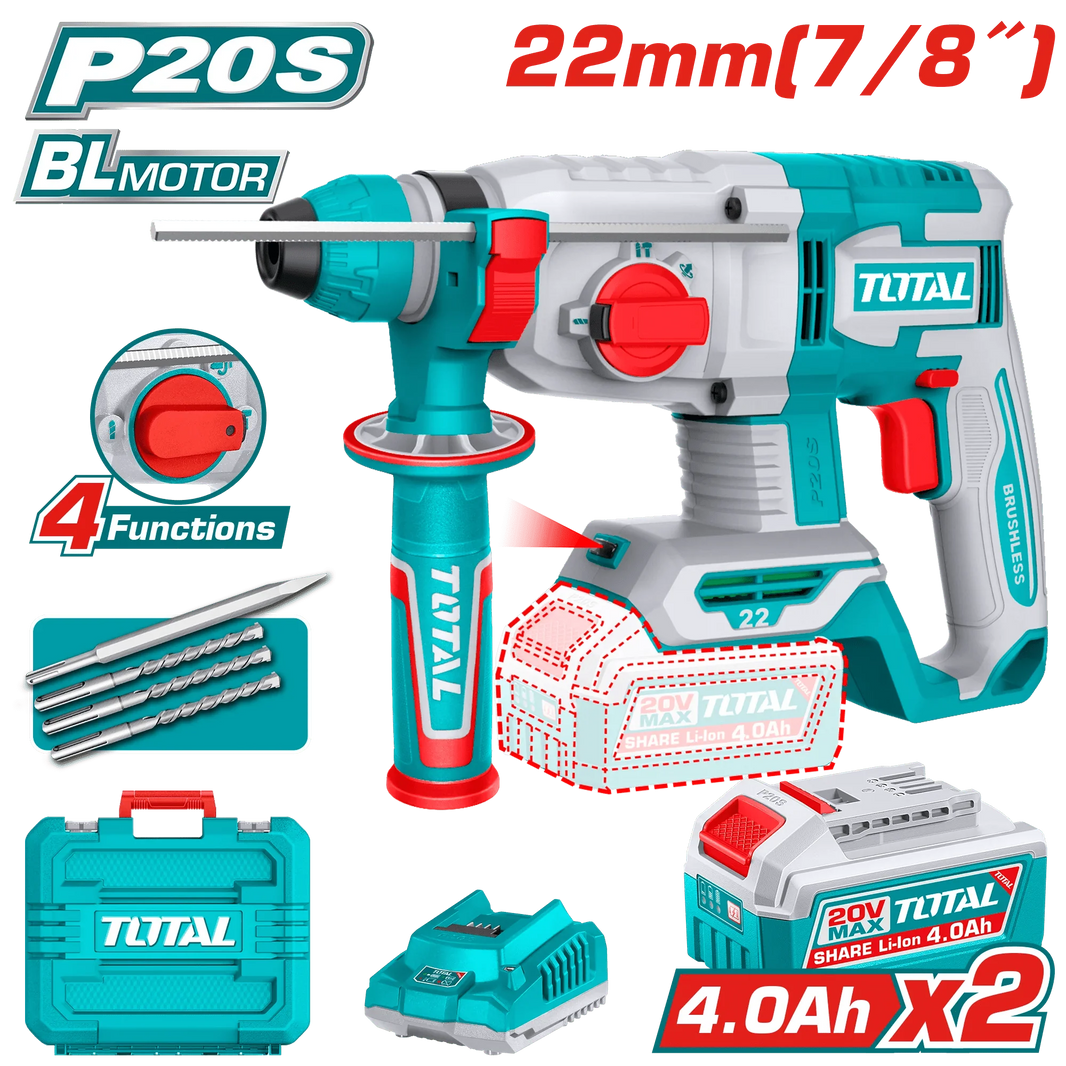 Marteau perforateur 20V 2.4AH/CH TRHLI212282