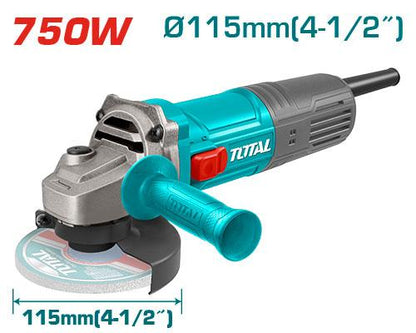 Meuleuse d'angle 750W 115mm - TOTAL TG10711556