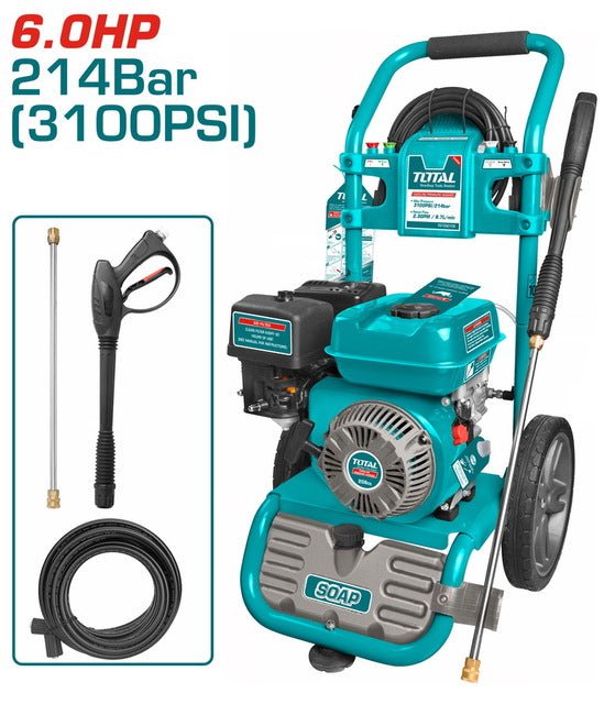 Nettoyeur pression 208cc 6HP TOTAL rapide TGT250105