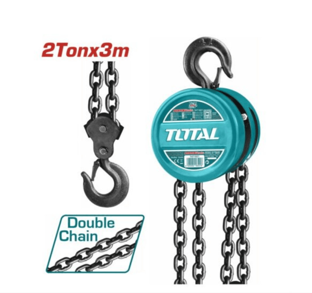 Palan à chaîne 2t 3m–TOTAL levage Fiable–THT1621
