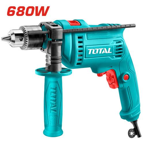 Perceuse percussion 680W–TOTAL puissante TG1061356