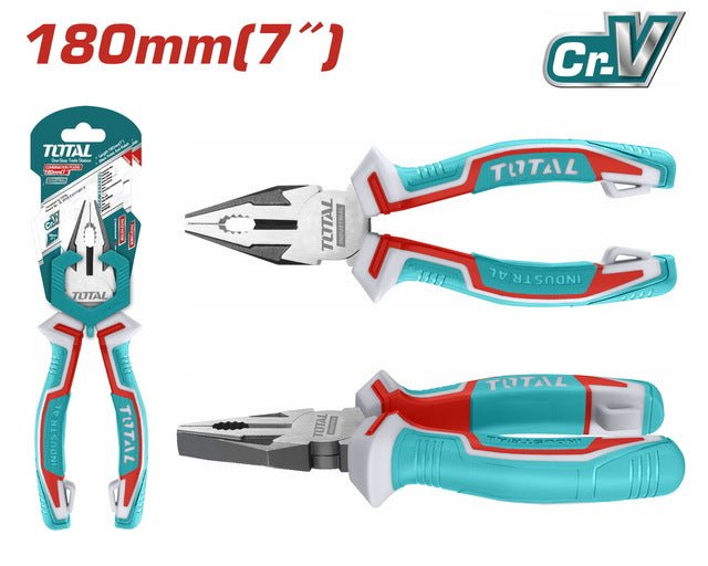 Pince universelle 180mm CrV - TOTAL ergonomique tht210706