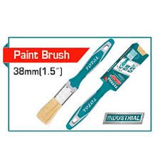 Pinceau plat 38mm fibre synthétique ergonomique manche TOTAL THT845156