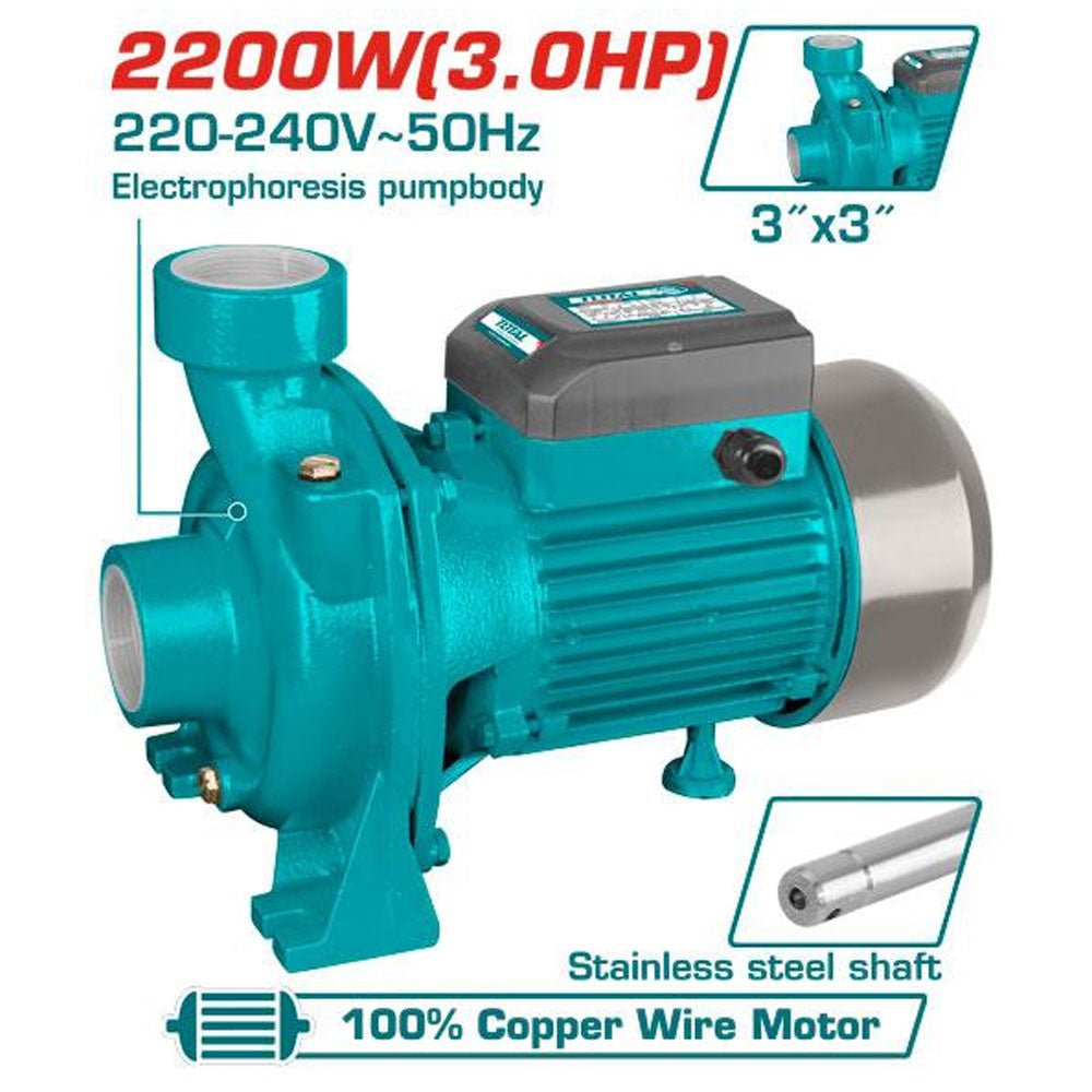 Pompe électrique 3CV 2200W 220-240V 50Hz pour électrophorèse TWP222002