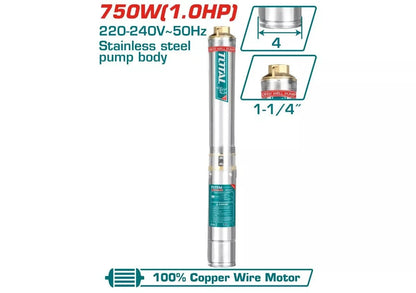 Pompe immergée 1 hp 220-240 v - TOTAL - TWP57501