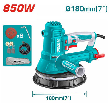Ponceuse orbitale 850W 180mm avec éclairage - tdws10508