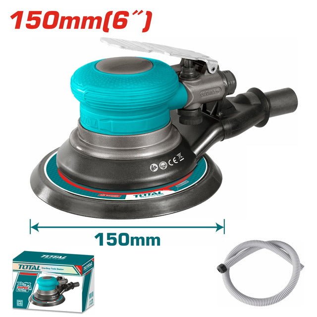 Ponceuse pneumatique 150 mm TOTAL TAT91512 avec tuyau