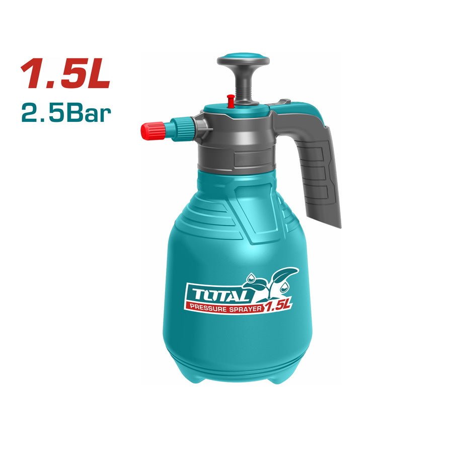 Pulvérisateur manuel à pompe TOTAL 1,5 l 2,5 bar pour jardin THSPP201502