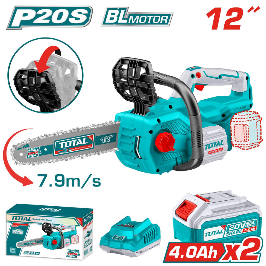 Scie sans fil TOTAL 20V 12 pouces portable TGSLI201286