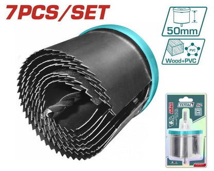 Scies cloches 7 pièces découpe bois TOTAL tunisie TACSH3071