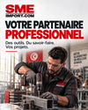 SME Import — Votre partenaire professionnel. Des outils. Du savoir-faire. Vos projets. Un professionnel travaille dans son atelier.