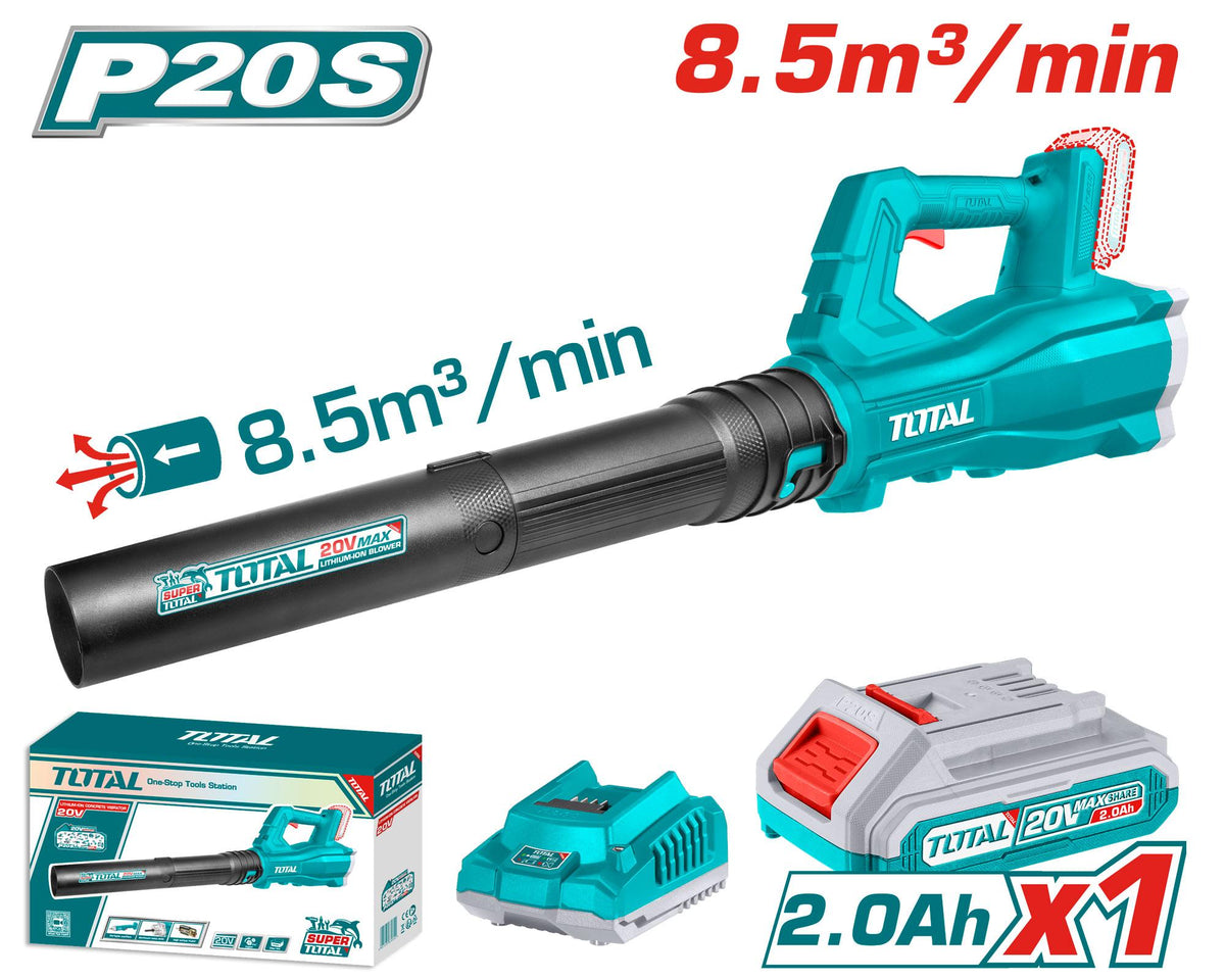 Souffleur a b 115KMH TOTAL 20V TABLI203235 compact léger