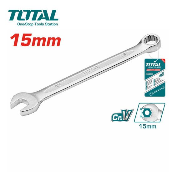 TCSPA151] clé mixte TOTAL 15 mm- outil bricolage mécanique