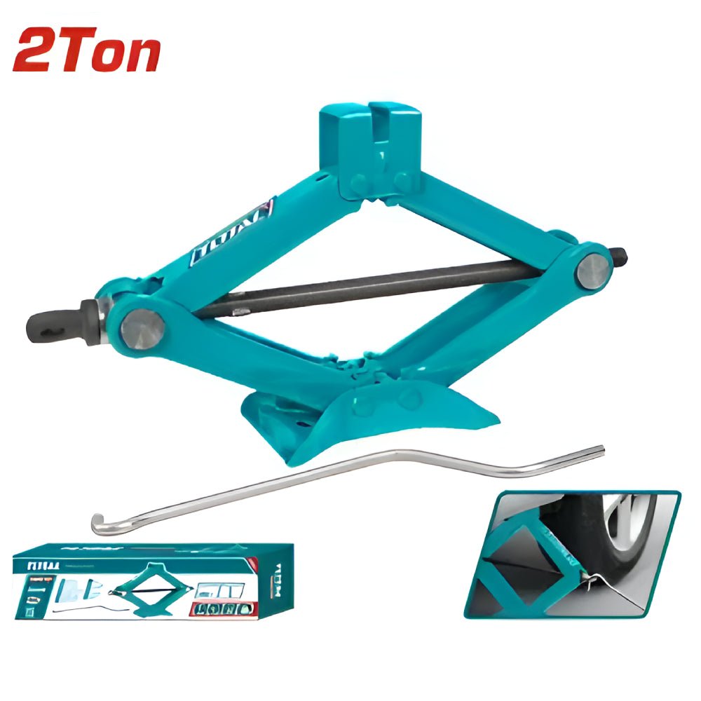 THT101021 - cric ciseau TOTAL 2T hauteur 120-395mm utilité