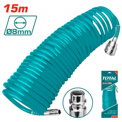 THT11151 - tuyau d'air TOTAL 15m - flexible et durable
