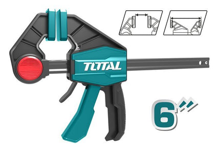 THT1340601-Pinces à barre rapide TOTAL 63x150-Serrage 60 kg