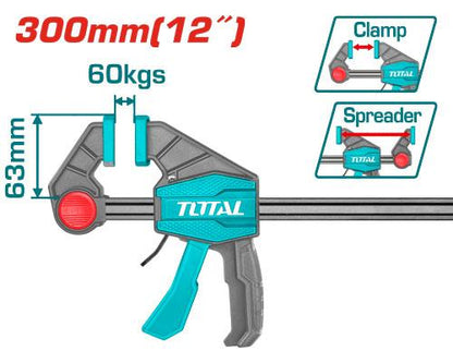 THT1340602 - pinces barre rapide 12 pouces - serrage 60kg