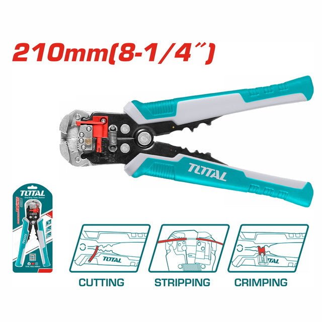 THT15246 pince sertir TOTAL 3 en 1 outil multifonction