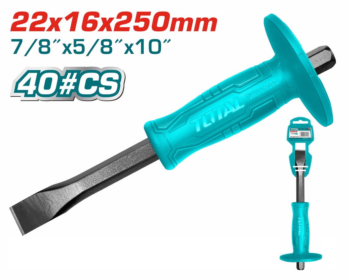 Burin maçon 250 mm 40 carbone ergonomie TOTAL THT4211026