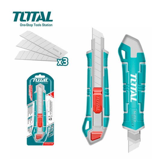Cutter TOTAL 18x100 outil de coupe précis pour professionnels THT522136