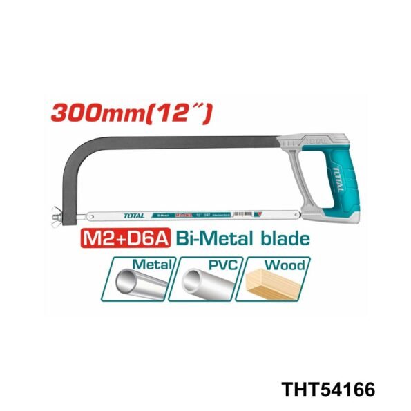 THT541036 – cadre de scie à métaux TOTAL 300 mm – précis